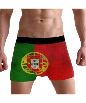 Boxer Briefs Men's Boxer Briefs Portugal Flag Seamless Underwear Short - CM18LI0CZC0