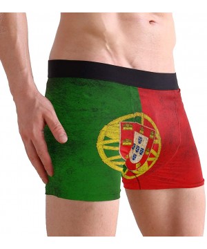 Boxer Briefs Men's Boxer Briefs Portugal Flag Seamless Underwear Short - CM18LI0CZC0