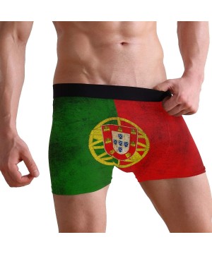 Boxer Briefs Men's Boxer Briefs Portugal Flag Seamless Underwear Short - CM18LI0CZC0