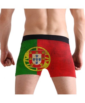 Boxer Briefs Men's Boxer Briefs Portugal Flag Seamless Underwear Short - CM18LI0CZC0