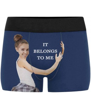 Boxer Briefs Custom Face Boxers It Belongs to Me Purple Personalized Face Briefs Underwear for Men - Multi 6 - CY18XUDY70H