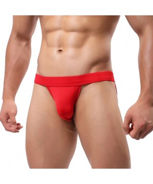 Briefs Men's Briefs Pack Soft Bulge Bikini Sexy Underwear - 4-pack Mix 8 - C418K3GZGO5