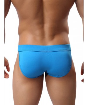 Briefs Men's Briefs Pack Soft Bulge Bikini Sexy Underwear - 4-pack Mix 8 - C418K3GZGO5