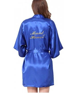 Robes Bridesmaid Robes Sleepwear Robe Wedding Bride Robes Pyjama Robe Nightwear Bathrobe Nightdress Nightgown Bridesmaid - CZ...