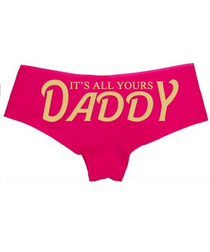 Panties It's All Yours Daddy Boyshort Panties for Daddy's Girl DDLG - Sand - CN18LTL2HZL