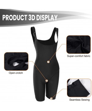 Shapewear Full Body Shaper for Woman Bodysuit Waist Trainer Cincher Corset Tummy Control Thigh Slimmer Shapewear - Black - CC...