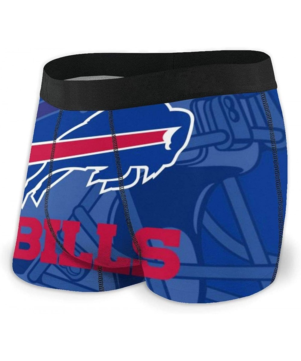 Boxer Briefs Fashion Oakland Raiders Men's Underwear Boxer Briefs No Ride-up Sport Under-wear - Buffalo Bills - CQ197A3953D