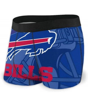 Boxer Briefs Fashion Oakland Raiders Men's Underwear Boxer Briefs No Ride-up Sport Under-wear - Buffalo Bills - CQ197A3953D