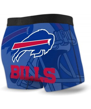 Boxer Briefs Fashion Oakland Raiders Men's Underwear Boxer Briefs No Ride-up Sport Under-wear - Buffalo Bills - CQ197A3953D