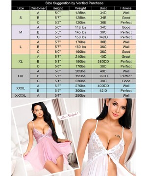 Baby Dolls & Chemises Women Lingerie Lace Babydoll V Neck Sleepwear Strap Chemise - Pink - CR18UUK6C92