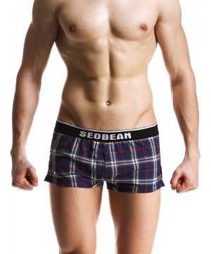 Boxer Briefs Men's Low Rise Trunk Boxer Brief Shorts Lounge Underwear - 2902 - C912OHV1O8Q