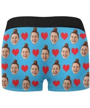 Boxers Custom Face Boxers This Belongs to Me Red Hearts Watermelon Red Personalized Face Briefs Underwear for Men - Multi 13 ...