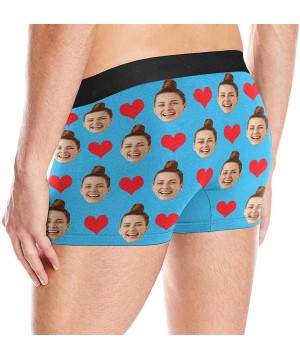 Boxers Custom Face Boxers This Belongs to Me Red Hearts Watermelon Red Personalized Face Briefs Underwear for Men - Multi 13 ...