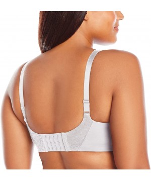 Bras Women's Plus-Size Plus Size Luxe Body T-Shirt Bra with Underwire Support Bra - White - CT12NT8GBNK