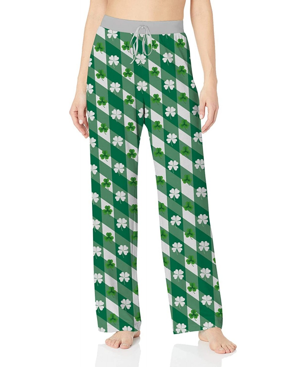 Bottoms Womens Pajama Bottoms Comfy Palazzo Lounge Pant Sleepwear - Multicolor 02 - C9194YDR3HL