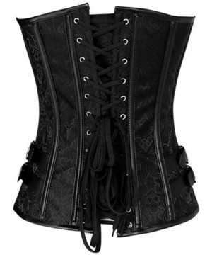 Bustiers & Corsets Corsets for Women Renaissance-Women's Steampunk Gothic Steel Boned Bustier-b-XL - B - C118A6W2AOZ