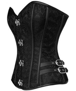 Bustiers & Corsets Corsets for Women Renaissance-Women's Steampunk Gothic Steel Boned Bustier-b-XL - B - C118A6W2AOZ