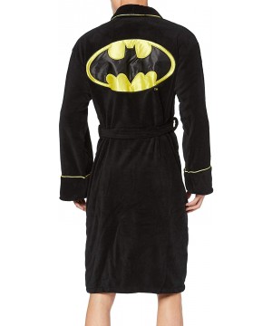 Robes Batman - Mens Batman - Logo Cotton Bathrobe Black - CI11080QL4D