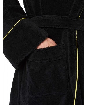 Robes Batman - Mens Batman - Logo Cotton Bathrobe Black - CI11080QL4D