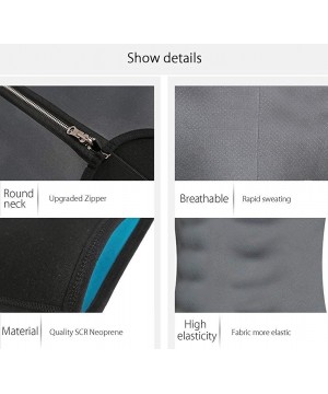 Shapewear Mens Neoprene Sweat Vest Sauna Slimming Top Hot Body Shaper Waist Trainer for Weight Loss Tummy Fat Burner Workout ...