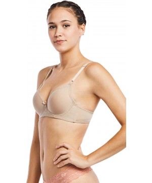 Bras Women's Premium Full Cup Plain Bra (6 Pack) - Assorted3 - CE18YZGCLQZ