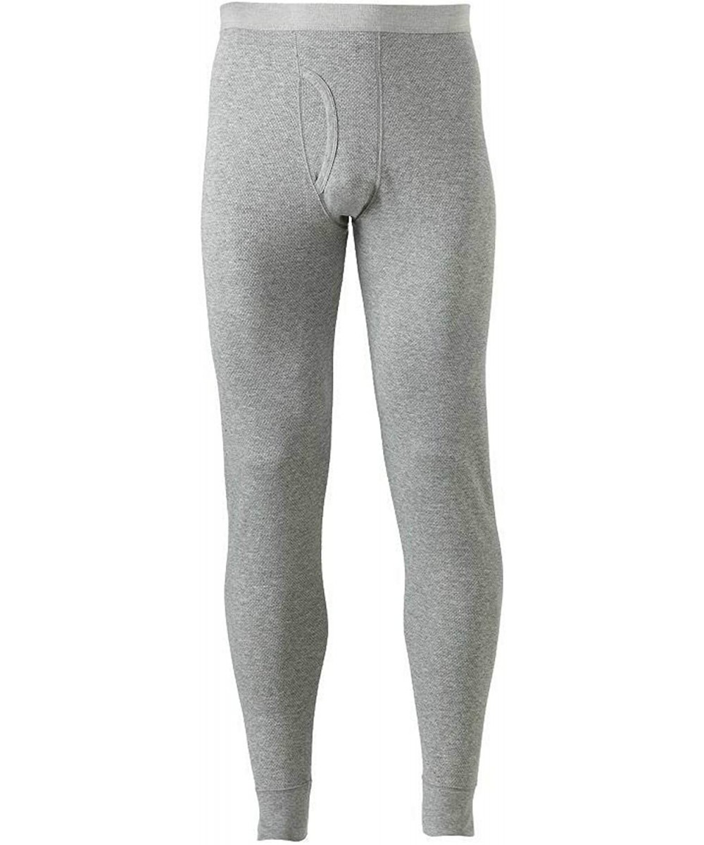 Thermal Underwear Men's Big/Tall Thermal Underwear Pants - Gray Heather - CE190MSCTAE