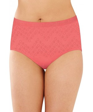 Panties Women's Comfort Revolution Brief - Coral Punch Dot - C9183O70HGC