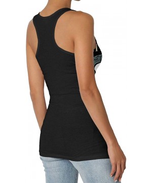 Camisoles & Tanks Circa Survive Women's Summer Soft and Comfortable Sports Personality 3D Printed Vest - Black - CC19D8HGIMY