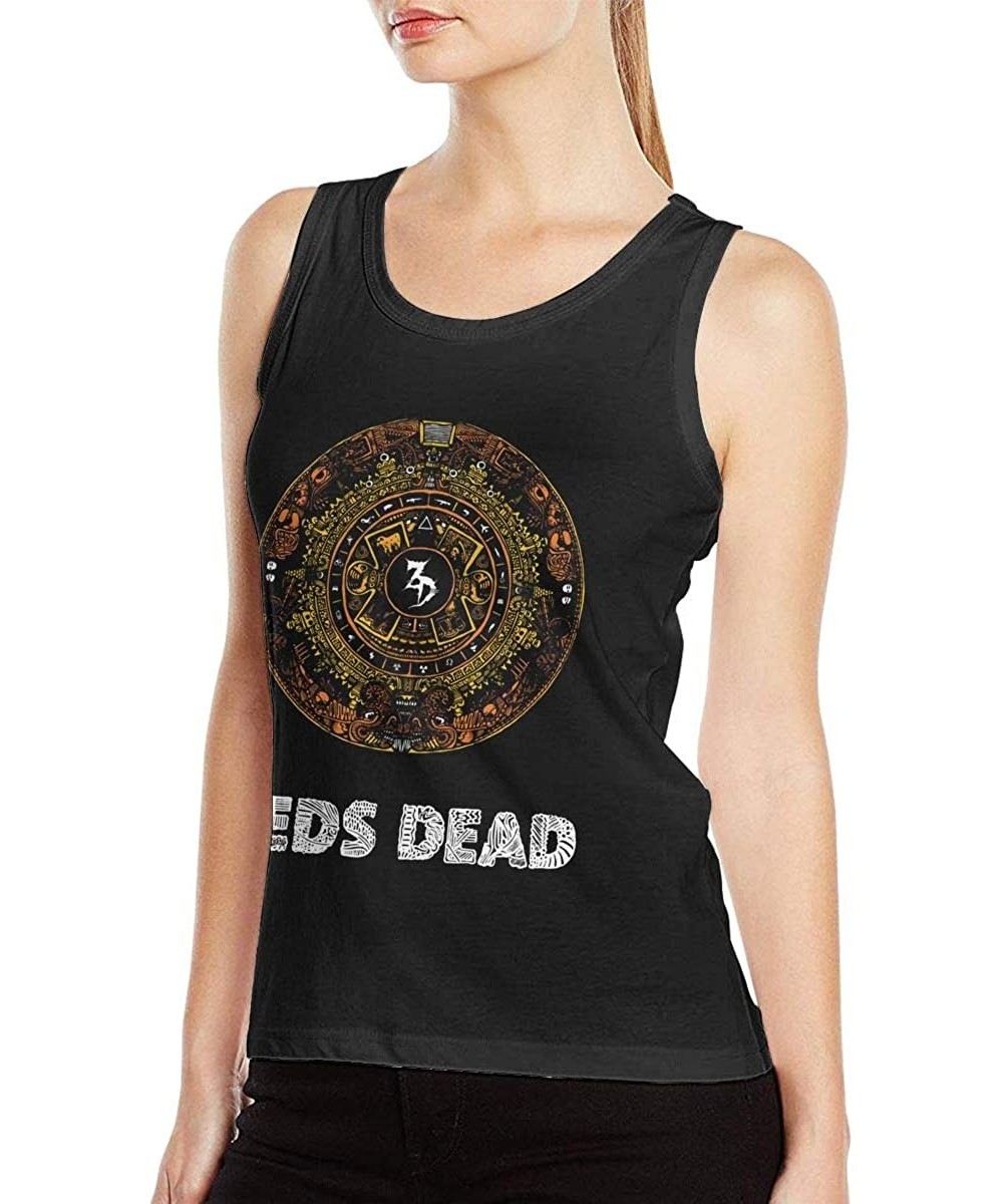 Camisoles & Tanks Women Sexy Tank Classic Vest Tee-Zeds Dead - Black - CZ198XN0MNH