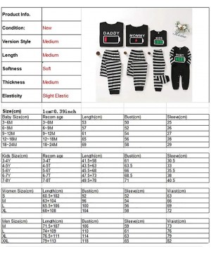 Sleep Sets Christmas Family Matching Clothes Battery Print Shirt Stripe Pant Nightwear Pajamas Set - Black - CY192344TOI