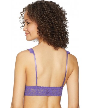 Bras Women's Signature Lace Crossover Bralette Purple Berry - CO180NE3MR5