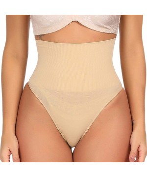 Shapewear Women Body Shaper High Waist Shapewear Control Panties Seamless Butt Lifter S-3XL - Nude - C818UZTHQIW