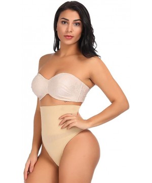 Shapewear Women Body Shaper High Waist Shapewear Control Panties Seamless Butt Lifter S-3XL - Nude - C818UZTHQIW