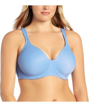 Bras Women's Plus-Size Underwire Padded T-Shirt Bra - Blue Mist - CZ119LMPJUB