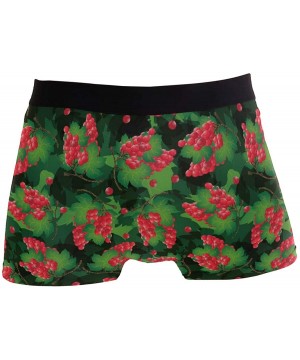 Boxer Briefs Marijuana Leaves Boxer Briefs Mens Underwear - Green Grapes - CQ18OA2G3ZO