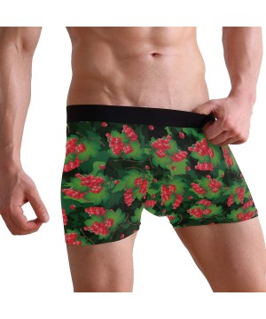 Boxer Briefs Marijuana Leaves Boxer Briefs Mens Underwear - Green Grapes - CQ18OA2G3ZO