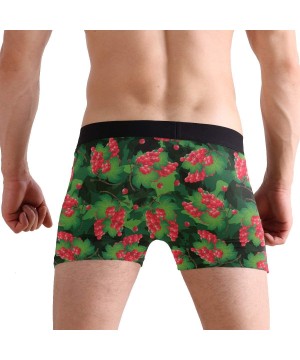 Boxer Briefs Marijuana Leaves Boxer Briefs Mens Underwear - Green Grapes - CQ18OA2G3ZO