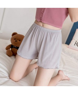 Slips Plus Size Safety Shorts Women Loose Casual Short Pants Comfy Lounge Lace Bottom Pajama Shorts Liner Slips Leggings - A ...