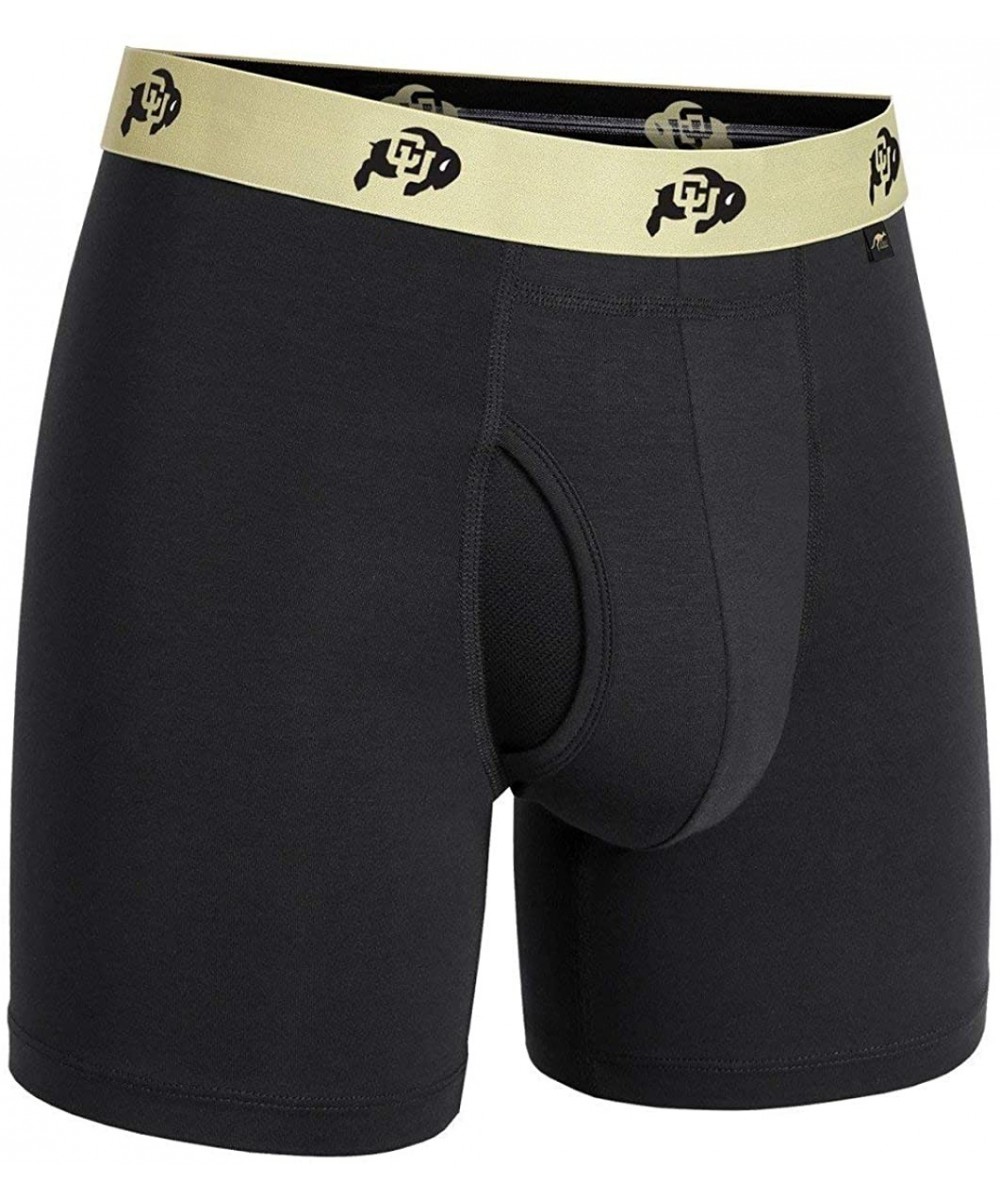 Boxers NCAA Team Colors Men's Swing Shift Boxers - Cu Black - CW184SOMYMU