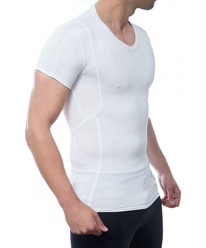 Shapewear Men's Slimming Body Shaper Compression Shirt - CM18LQQLHHD