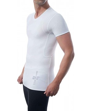 Shapewear Men's Slimming Body Shaper Compression Shirt - CM18LQQLHHD