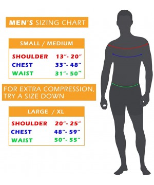 Shapewear Men's Slimming Body Shaper Compression Shirt - CM18LQQLHHD