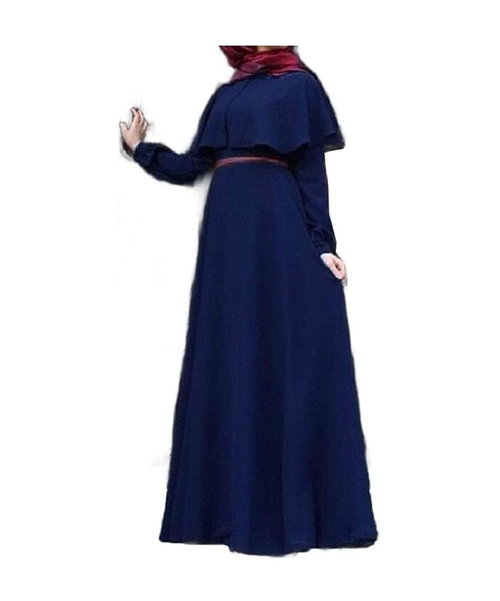 Robes Womens Muslim Islamic Long Maxi Beach Dress Plus-Size Muslim Abaya - As1 - C919DCSZ7RL