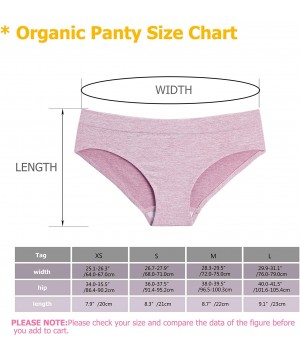 Panties Women's Cotton Bikini Panty Seamless Underwear Hipster Brief - 4pack - CQ18KKSSX22