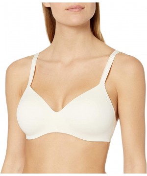 Bras Women's T-Shirt Soft Foam Wirefree - Porcelain Heather - CL17YI5G2WY