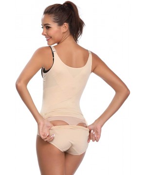 Shapewear Seamless Bodysuit Shapewear for Women Tummy Control Body Shaper - Nude-089 - CD18X2IN748