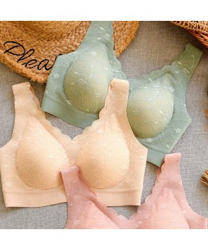 Bras Gather Adhesive Silicone Bra-Wireless Contour Bras for Women - 2pcsb+g - CB19D5SI39M