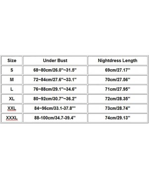 Nightgowns & Sleepshirts Women Chemise Satin Silk Teddy Sleepwear Sexy Pajamas Nightgown Full Slips Lace Dress - Black - CT19...