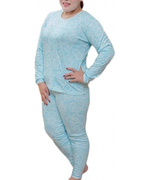 Thermal Underwear Women's Soft Thermal Underwear Long Johns Set Base Layer Top & Bottom Pajamas Sets - Pls Th 1 - CW1933SZH7U