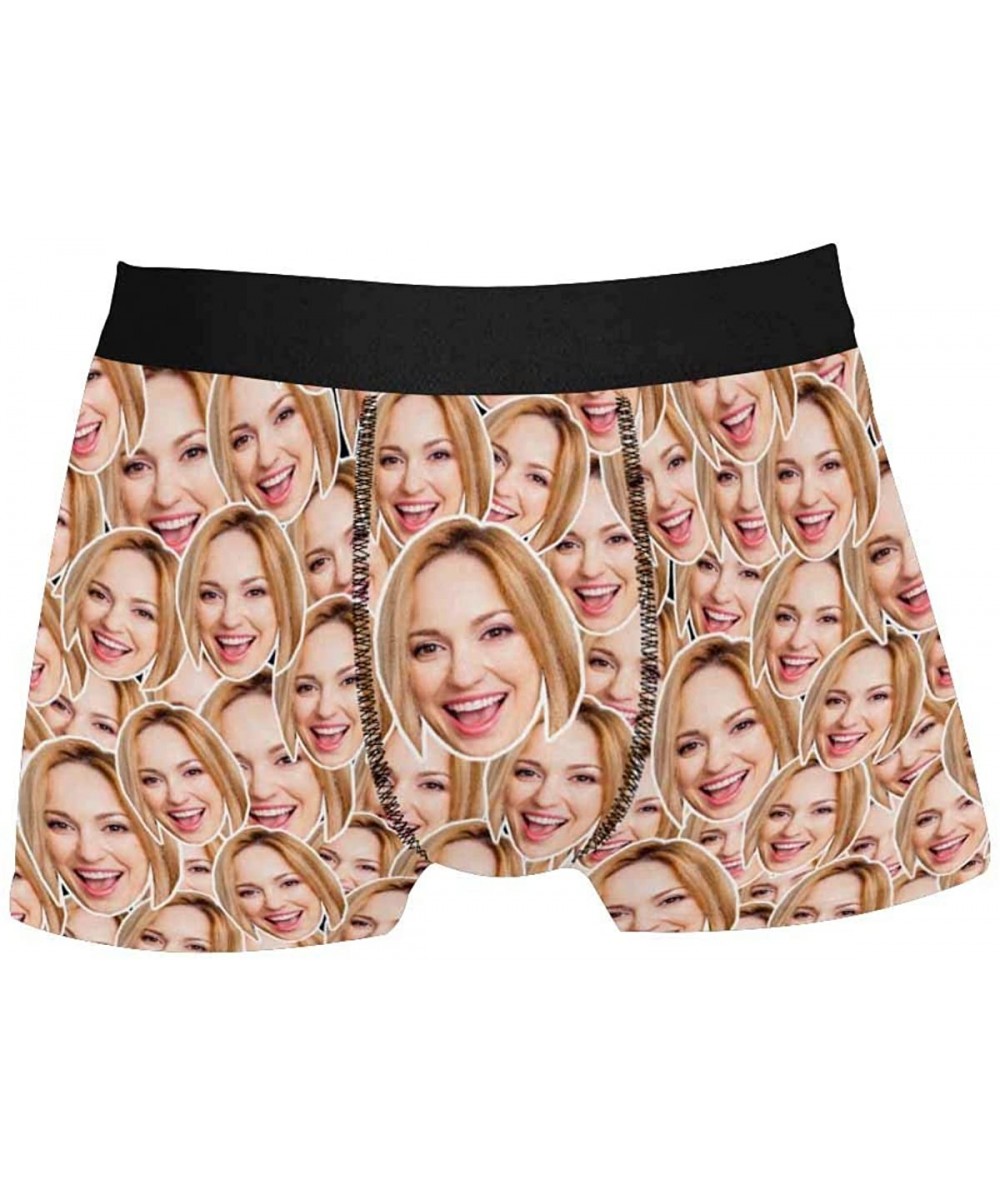 Boxer Briefs Custom Men's Boxer Briefs with Funny Photo Face- Personalized Underwear Wife's Face - Multi 0 - CH19D3G44OI